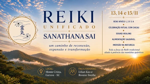 Formação em Reiki Unificado | 13 a 15/11