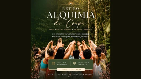 Retiro Alquimia do Corpo | 30/10 a 01/11