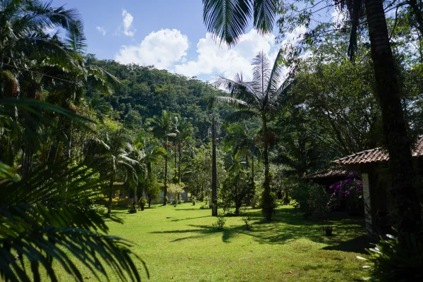 Área de convivência ao ar livre