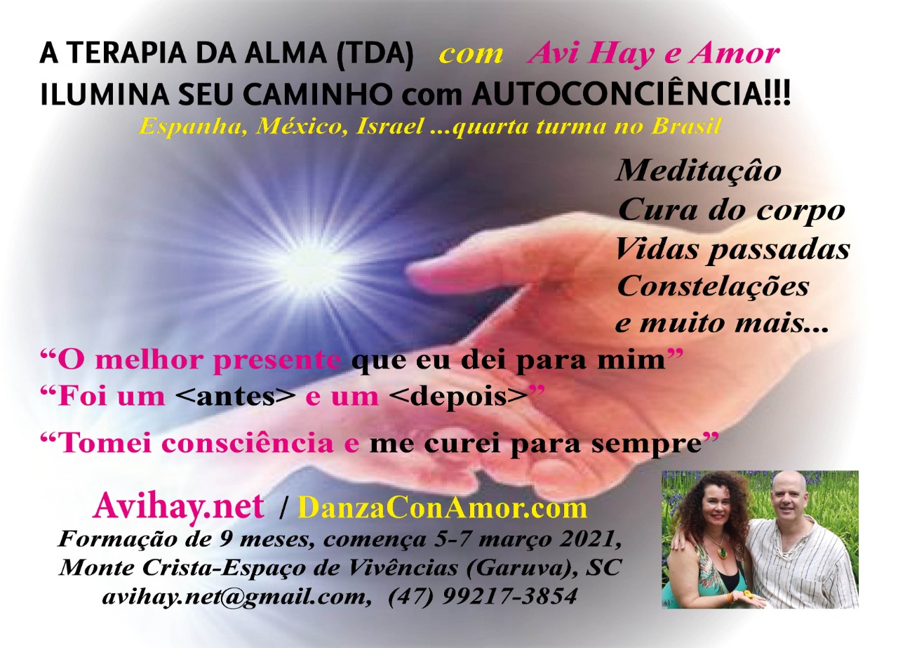 Curso TDA - Terapia da alma - módulo VII - Monte Crista - Espaço